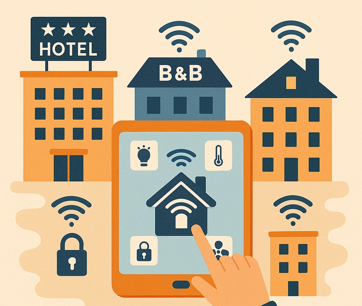 Domotica per hotel, B&B e affitti brevi: soluzioni smart per check?in automatico e risparmio energetico